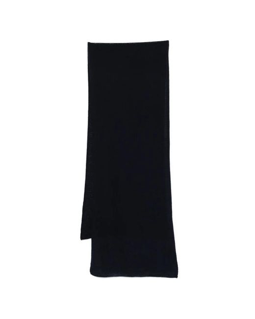 Slowear Black Woven Cashmere Scarf for men