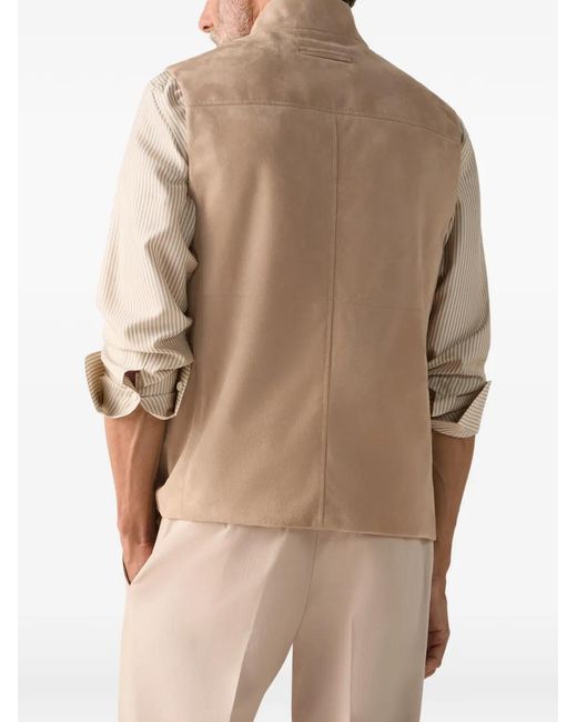 Zegna Natural Buttoned Vest for men