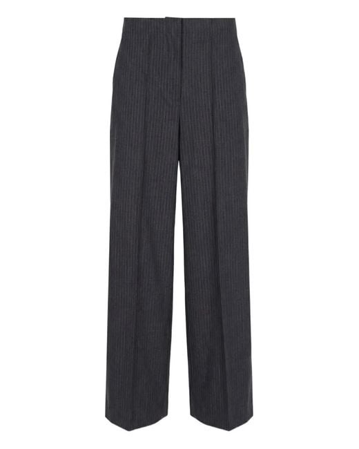 Rag & Bone Blue Pinstripe Trousers