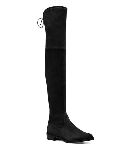 Stuart Weitzman Black Lowland Over-The-Knee Boots