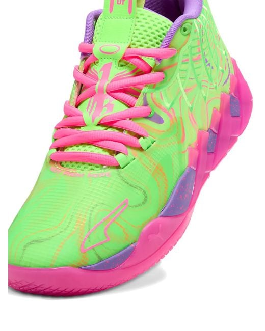 PUMA Green Mb.01 Inverse Toxic Glimmer/Knockout- Sneakers for men