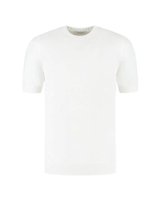 Gran Sasso White Short-Sleeve T-Shirt for men