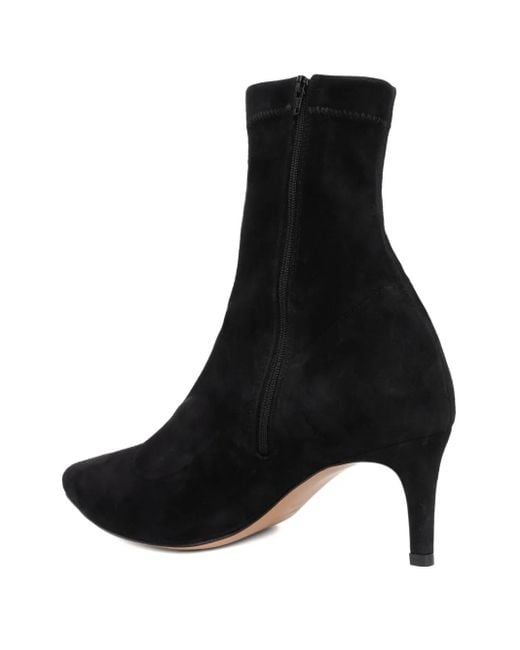 Ginissima Black Mia Pointed-Toe Ankle Boots