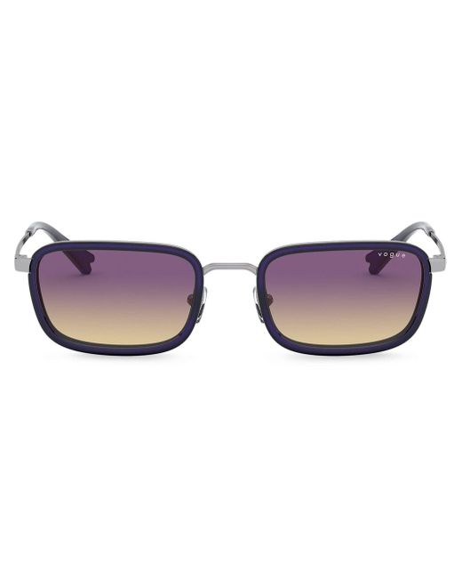 Vogue Eyewear X Millie Bobby Brown Sonnenbrille in Mettallic - Lyst