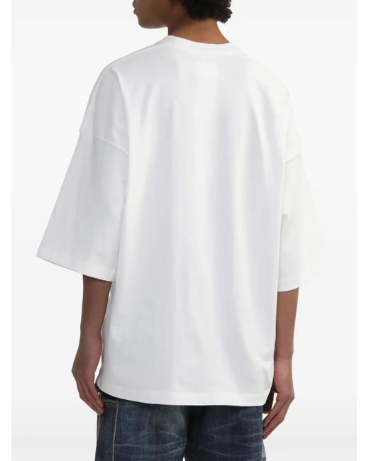 メンズ Doublet ロゴ Tシャツ White