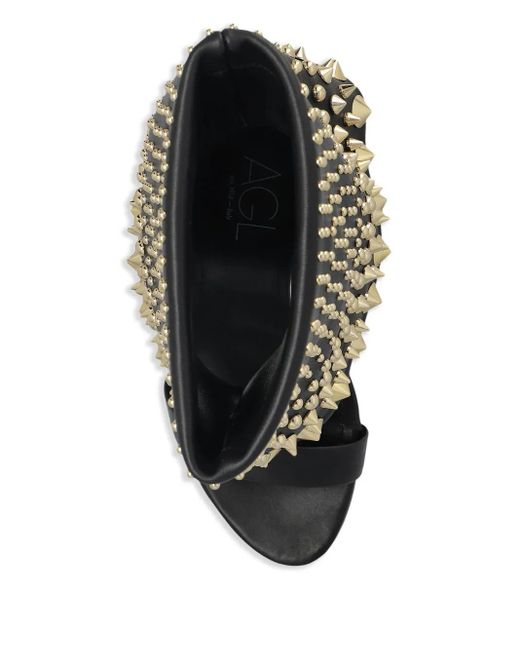 Agl Attilio Giusti Leombruni Black High Heel Sandals