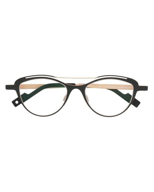 Occhiali Carve 463 cat-eye di Theo Eyewear in Black