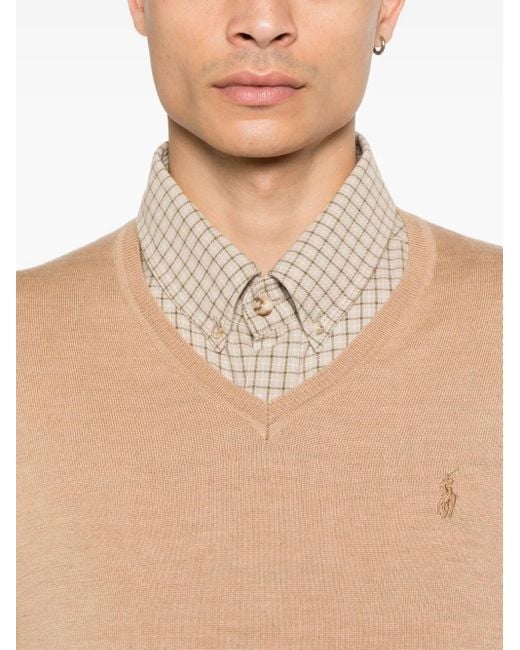 Polo Ralph Lauren Natural Polo Pony-Motif Sweater for men