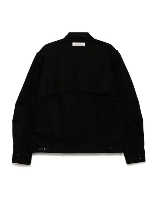 Undercover Black Button-Up Jacket for men