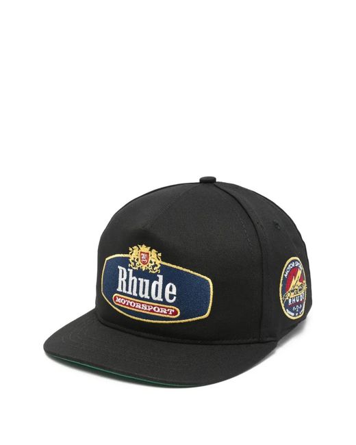Rhude Racing Crest Baseballkappe in Black für Herren