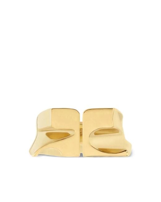 Courreges Metallic Ac Signet Ring