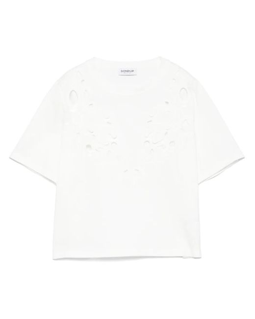 Dondup エンブロイダリー Tシャツ White