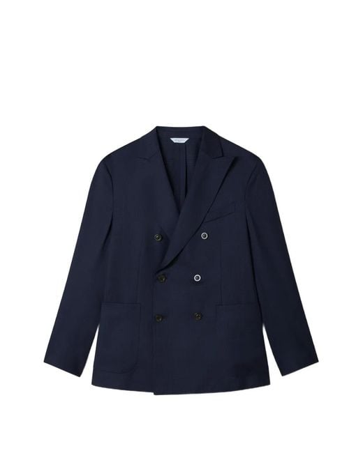 Boglioli Blue K-Suit Prince Of Wales Check Suit for men