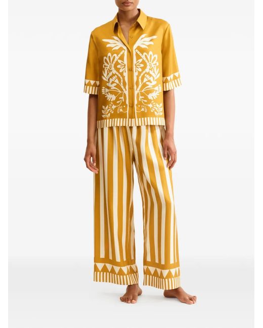 Eres Metallic Silk Shirt