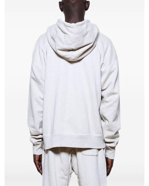 Hoodie en coton à logo imprimé SAINT Mxxxxxx pour homme en coloris White