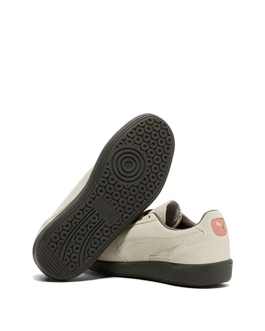 PUMA White Palermo Low-Top Sneakers for men