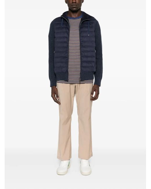Herno Natural Pleated Drawstring Trousers for men