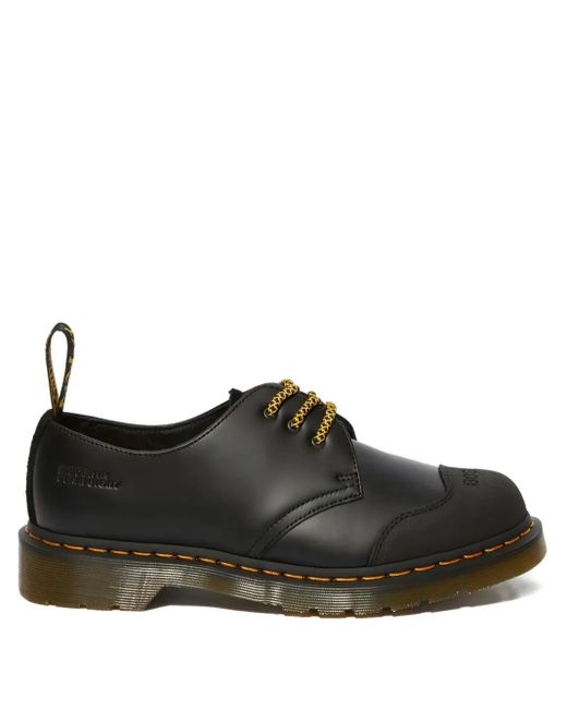 Dr. Martens Black X Bodega 1461 Smooth Tectuff Derby Shoes for men