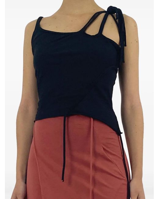 OTTOLINGER Black Multi-Strap Asymmetric Top