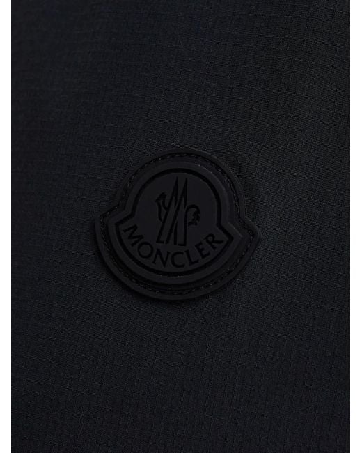 Moncler Black Logo-Patch Track Pants for men