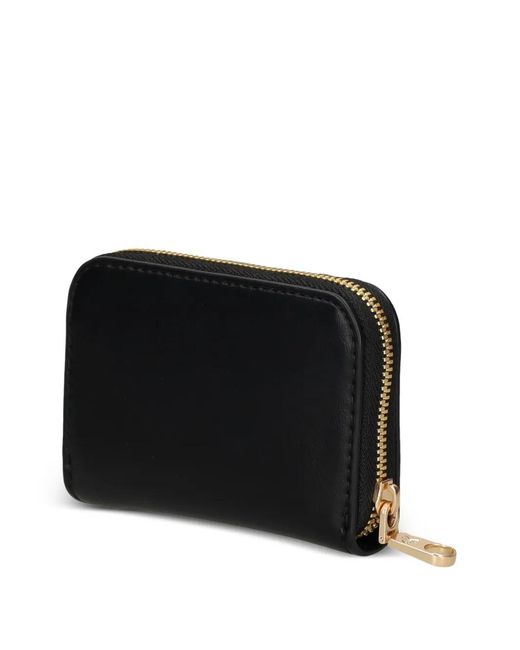 Calvin Klein Black Embossed-Logo Wallet