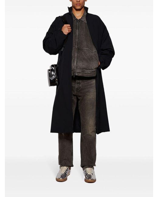 Fear Of God High-Neck Trench Coat in Blue for Men | Lyst Fear Of God High-Neck Trench Coat in Blue for Men | Lyst