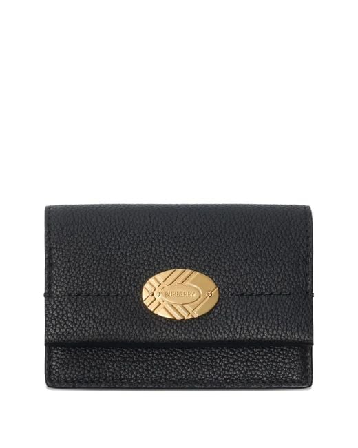 Burberry Black Logo-Plaque Wallet