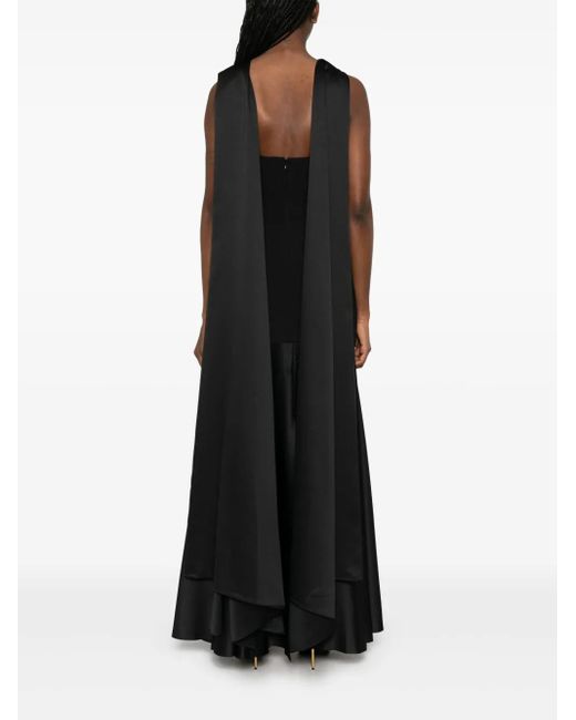 Solace London Black The Cece Maxi Dress