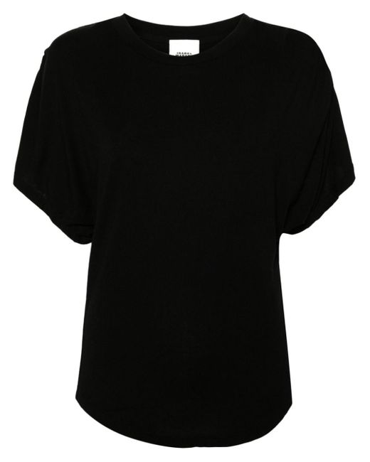 T-shirt Zola à liens de resserrage Isabel Marant en coloris Black