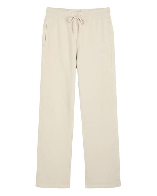 Cole Buxton Natural Logo-Embroidered Straight-Leg Track Pants for men
