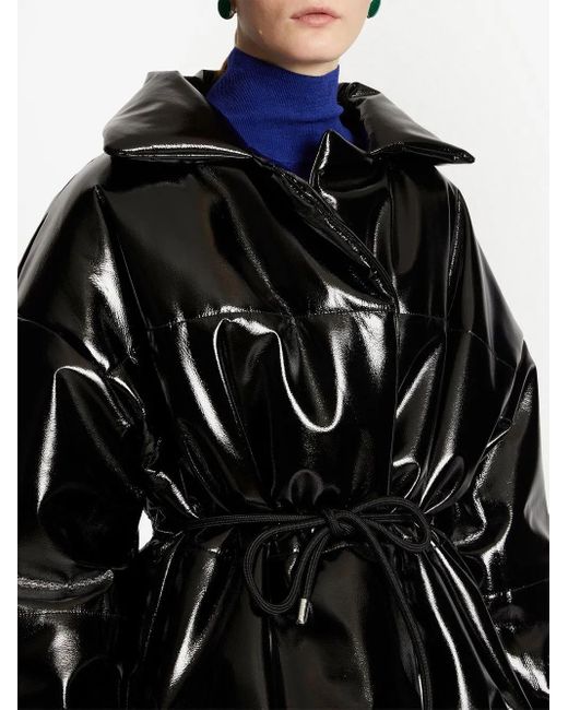 Proenza Schouler Black Oversized Puffer Coat