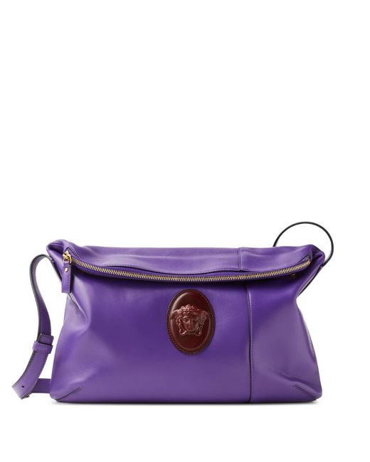 Borsa A Spalla Lou di Versace in Purple