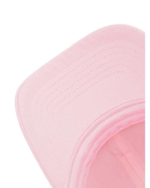 Patrizia Pepe Pink Fly Logo-Plaque Baseball Cap