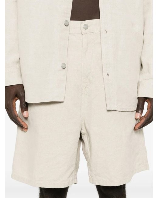 Carhartt White Walter Single Knee Bermuda Shorts for men