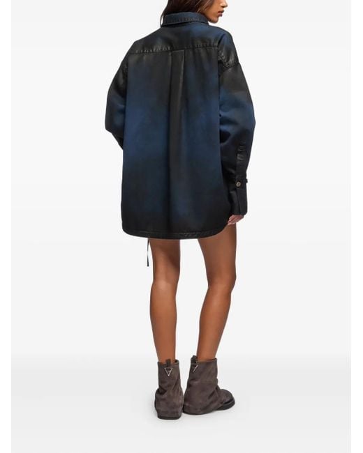 The Attico Blue Diana Jacket