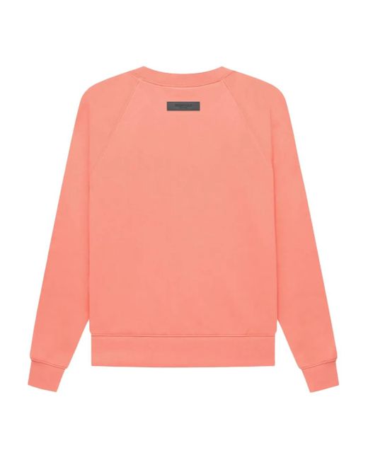 Fear Of God Pink Crew-Neck Sweatshirt for men