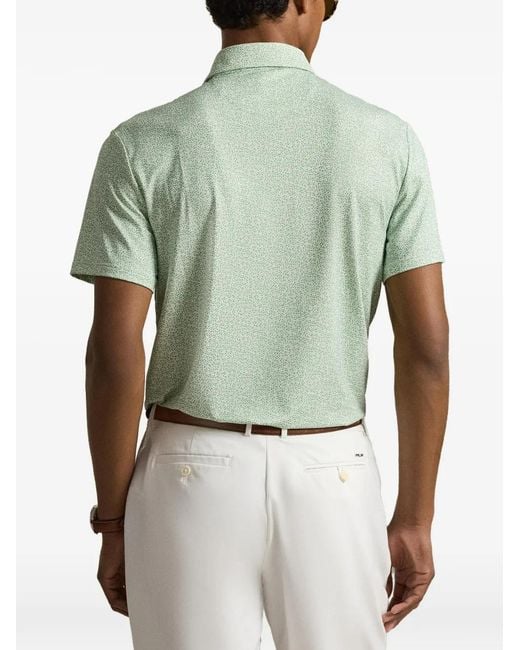 Ralph Lauren Green Polo À Manches Courtes for men