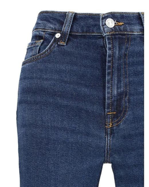 7 For All Mankind Blue Dojo Five-Pocket Jeans