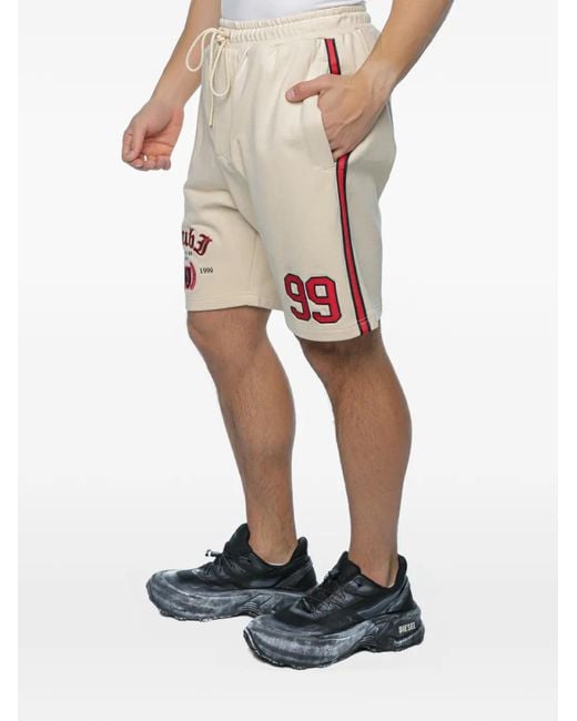Ksubi White 99 Kball Short Desert Logo-Patch Shorts for men