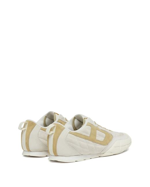 DIESEL White S-Pagodha Low Sneakers