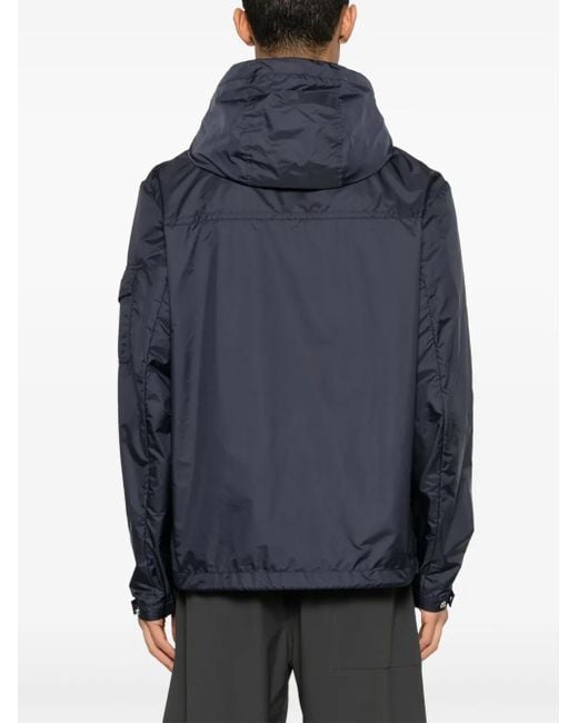 Moncler Blue Polyamide Etiache Jacket for men