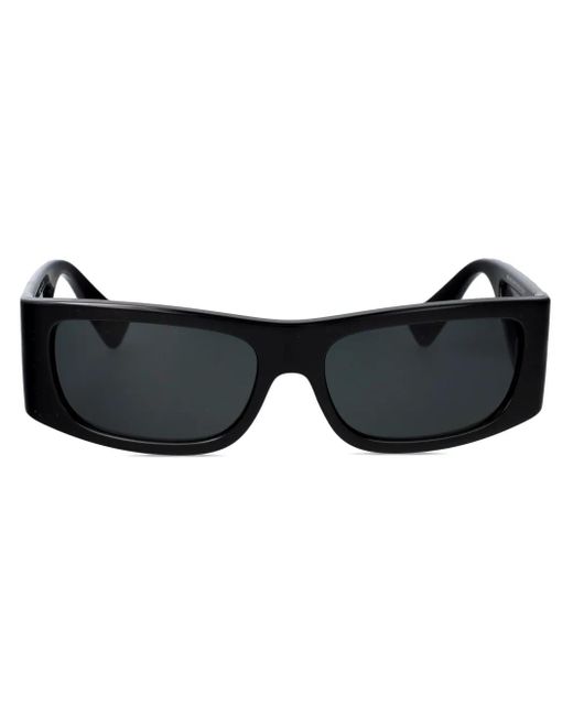Versace Black Logo-Lettering Sunglasses