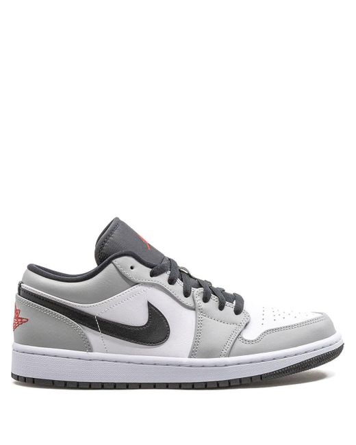 Nike Gray Air Jordan 1 Low Schuh
