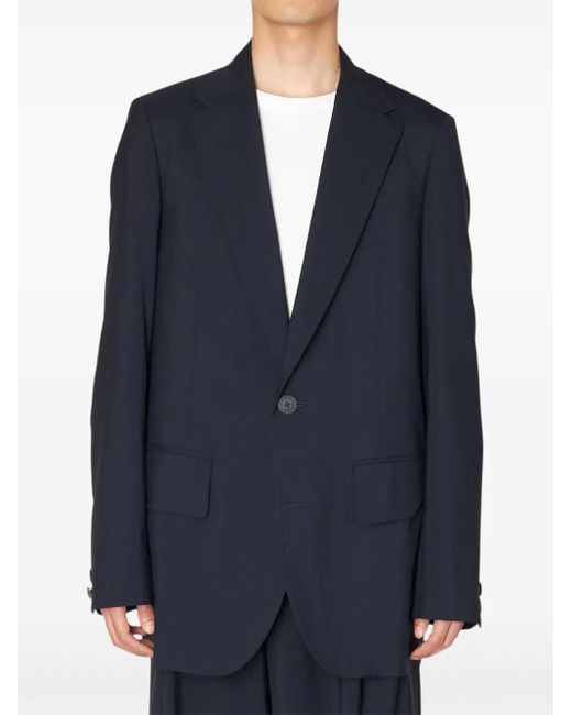 メンズ Kolor Single-breasted Blazer Blue