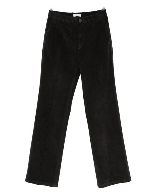 Cellar Door Black Straight-Leg Trousers