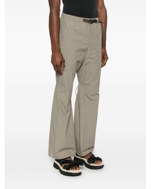 Our Legacy Natural Wander Checked Trousers for men