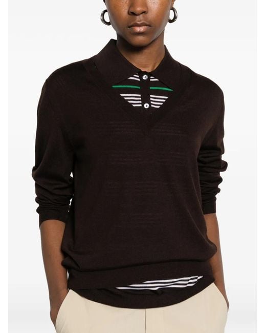 P.A.R.O.S.H. Black V-Neck Sweater