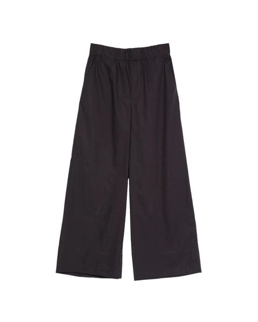 Susanne Bommer Blue Wide-Leg Trousers