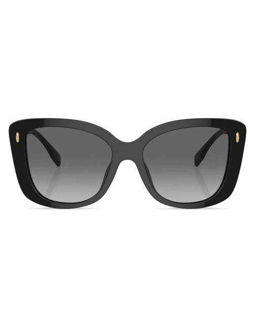 Tory Burch Black Miller Oversized Cat-Eye Sunglasses