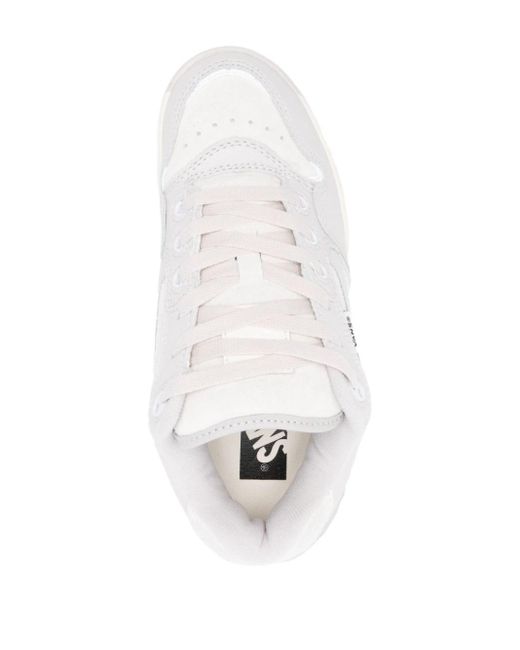 Vans Sneakers Met Vlakken in het White